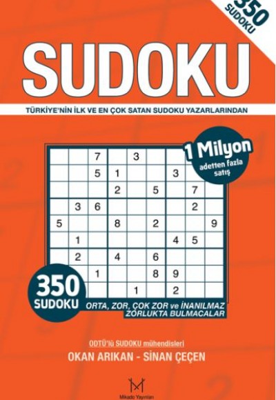 350 Sudoku (Turuncu Kapak)