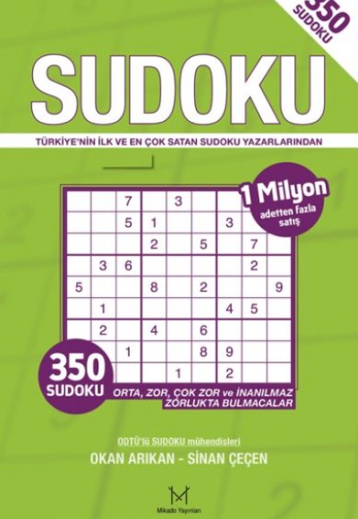 350 Sudoku (Yeşil Kapak)