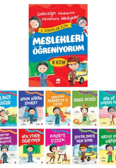 Meslekleri Öğreniyorum (10 Kitap)