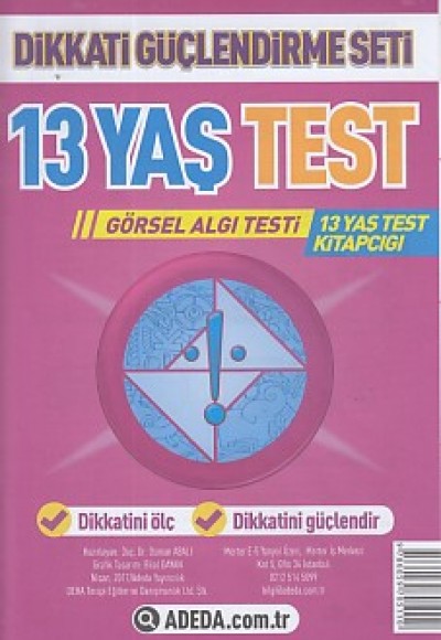 Dikkati Güçlendirme Seti 13 Yaş Test