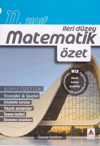 Delta Kültür 11. Sınıf İleri Düzey Matematik Özet