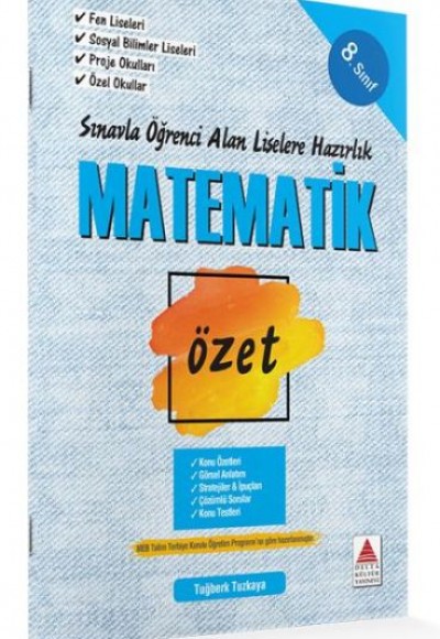 Delta Kültür 8. Sınıf Matematik Özet