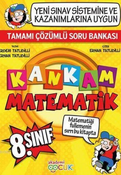 Akademi Çocuk 8. Sınıf Kankam Matematik Tamamı Çözümlü Soru Bankası