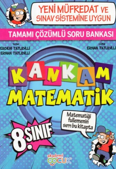 Akademi Çocuk 8. Sınıf  Kankam Matematik Tamamı Çözümlü Soru Bankası