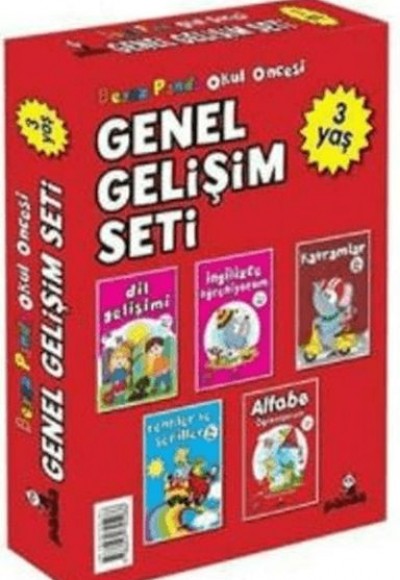 Okul Öncesi Genel Gelişim Seti - 3 Yaş (5 Kitap)
