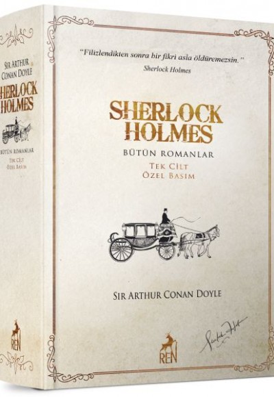 Sherlock Holmes Bütün Romanlar Tek Cilt (Özel Basım)