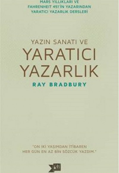 Yazın Sanatı ve Yaratıcı Yazarlık