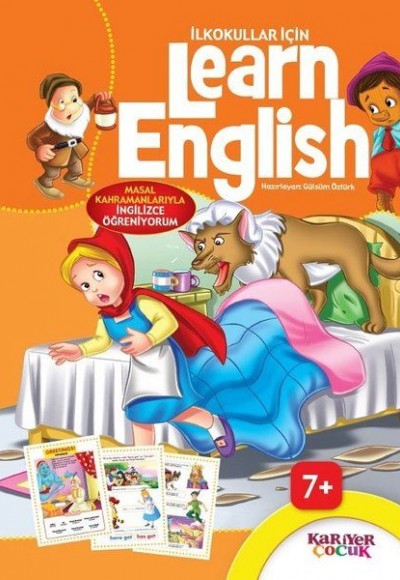 İlkokullar İçin Learn English - Turuncu