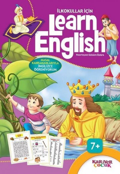 İlkokullar İçin Learn English - Mor