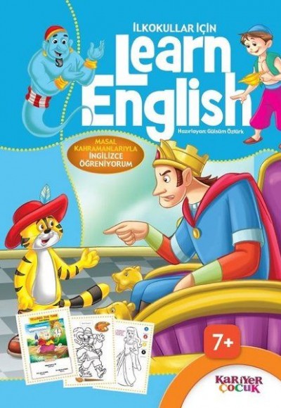 İlkokullar İçin Learn English - Mavi