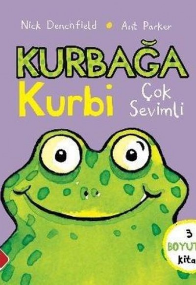 Kurbağa Kurbi Çok Sevimli (3 Boyutlu Kitap)