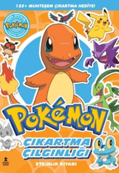 Pokemon Charmender - Çıkartma Çılgınlığı Etkinlik Kitabı