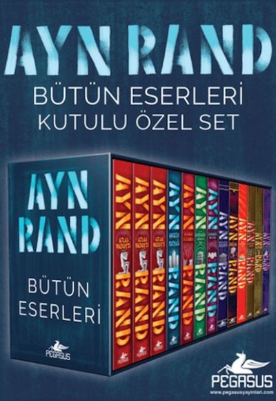 Ayn Rand Bütün Eserleri Kutulu Özel Set (13 Kitap)