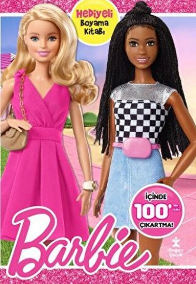 Barbie 100+ Çıkartma Hediyeli Boyama Kitabı