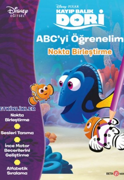 Disney Eğitsel Dori ABC’yi Öğrenelim Nokta Birleştirme