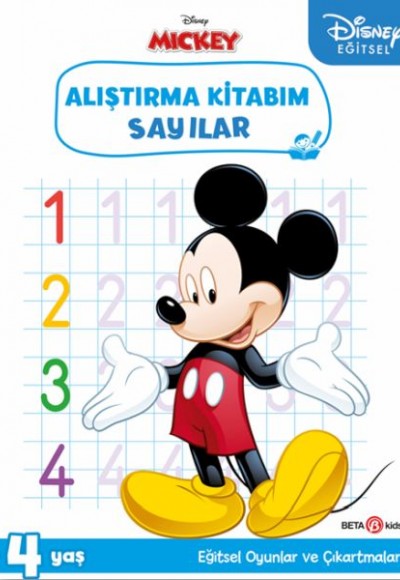 Disney Eğitsel Çıkartmalı Mickey Alıştırma Kitabım