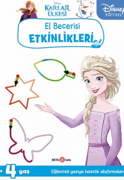 Disney Eğitsel Karlar Ülkesi El Becerisi Etkinlikleri Yazıya Hazırlık