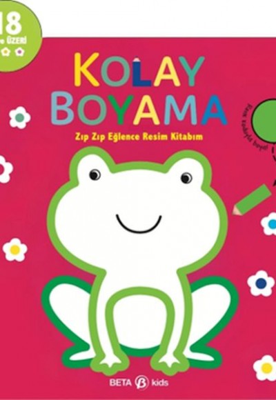 Kolay Boyama Zıp Zıp Eğlence Resim Kitabım
