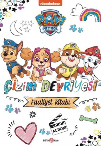 PAW Patrol - Çizim Devriyesi Boyama Kitabı