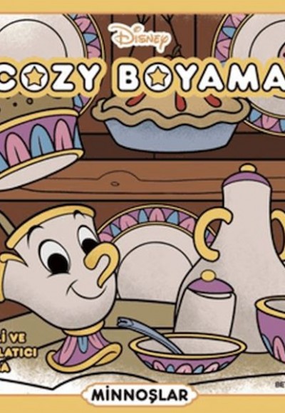 Disney Cozy Boyama, Sevimli ve Rahatlatıcı Boyama Kitabı - Minnoşlar