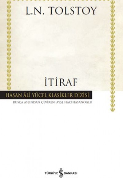 İtiraf - Hasan Ali Yücel Klasikleri