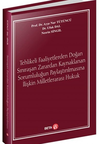 Tehlikeli Faaliyetlerden Doğan Sınıraşan Zarardan Kaynaklanan Sorumluluğun Paylaştırılmasına İlişkin