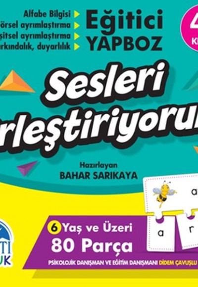 Sesleri Birleştiriyorum - Eğitici Yapboz