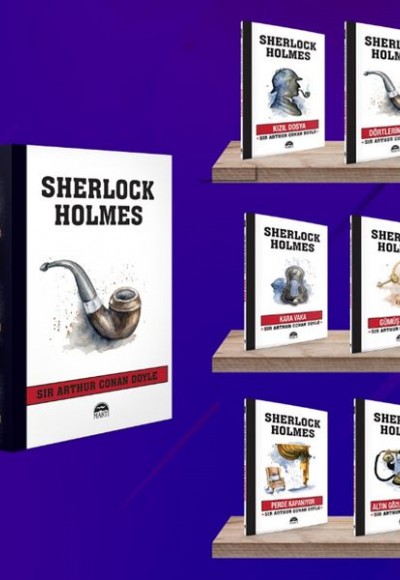 Sherlock Holmes - Pipo (6 Kitap Kutulu Set)