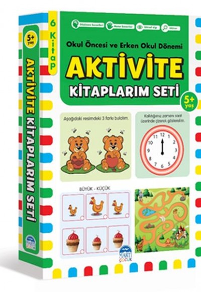 Aktivite Kitaplarım Seti 5+ Yaş -Okul Öncesi ve Erken Okul Dönemi