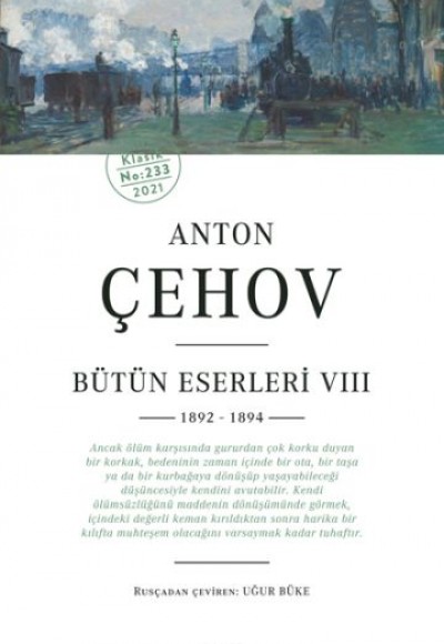 Anton Çehov Bütün Eserleri 8