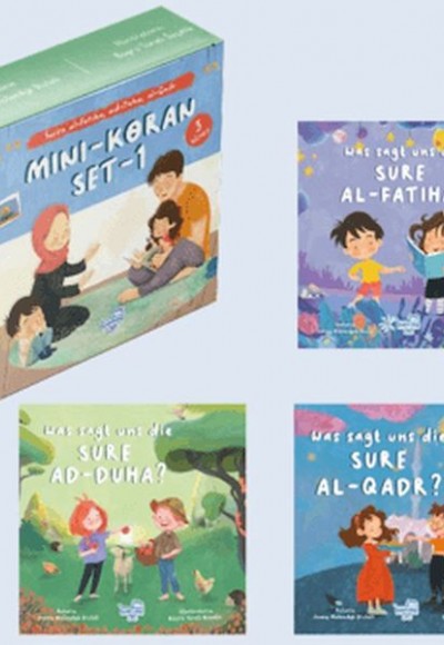 Mini Koran Set-1 Almanca Mini Meal Seti 1 (3 Kitap)