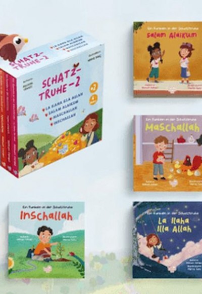 Schatz-Truhe 2 / Almanca Hazine Sandığı 2 (4 Kitap)