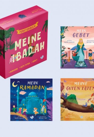 Meıne Ibadah ''Almanca Benim İçin Seti'' 3 Pencereli Kitap