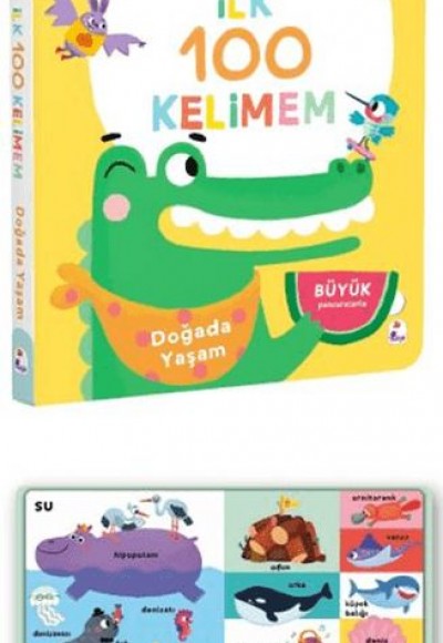 İlk 100 Kelimem – Doğada Yaşam (Pencereli Dokun-Hisset)
