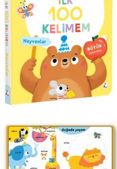 İlk 100 Kelimem – Hayvanlar (Pencereli Dokun-Hisset)