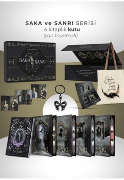 Saka ve Sanrı Serisi - 4 Kitaplık Yan Boyamalı Kutu Saka ve Sanrı Serisi - 4 Kitaplık Yan Boyamalı Kutu