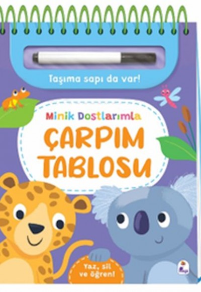 Minik Dostlarımla Çarpım Tablosu – Yaz, Sil ve Öğren