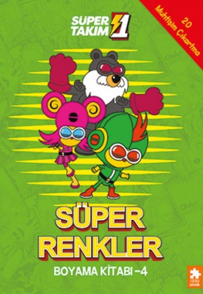 Süper 1 Takım Süper Renkler Boyama Kitabı - 4