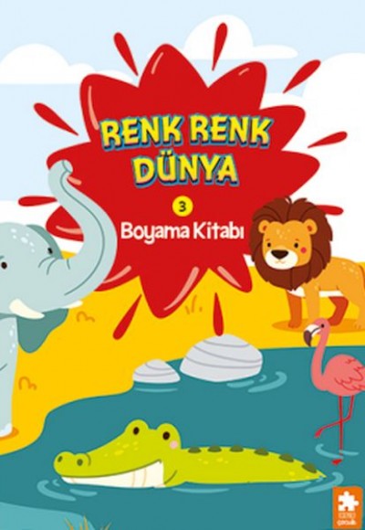 Renk Renk Dünya Boyama Kitabı 3