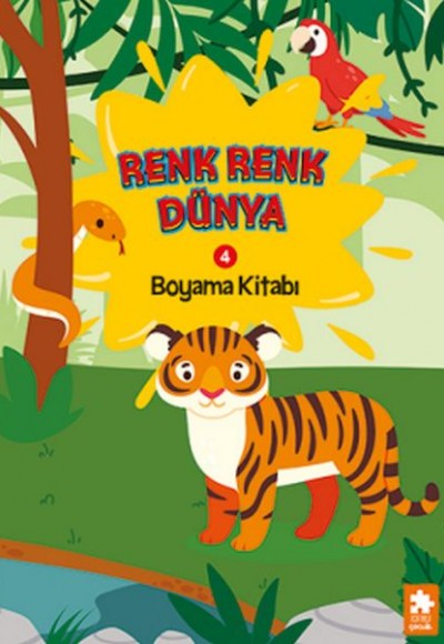 Renk Renk Dünya Boyama Kitabı 4