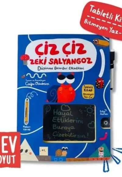 Çiz Çiz Zeki Salyangoz - Düşünme Becerileri Etkinlikleri