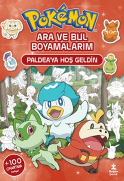 Pokemon-Ara ve Bul Boyamalarım - Paldea'ya Hoş Geldin