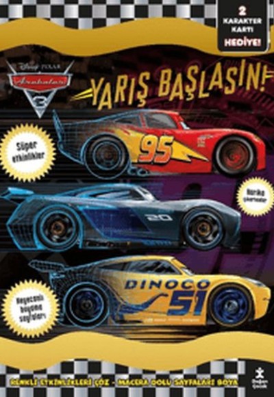 Disney Arabaları - Parıltılı Etkinlikler Kitabı Disney Arabaları - Parıltılı Etkinlikler Kitabı