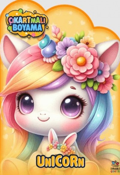 Unicorn Zamanı - Çıkartmalı Boyama Kitabı
