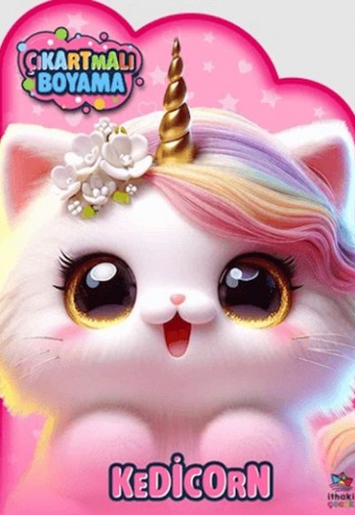 Kedicorn Zamanı - Çıkartmalı Boyama Kitabı Kedicorn Zamanı - Çıkartmalı Boyama Kitabı