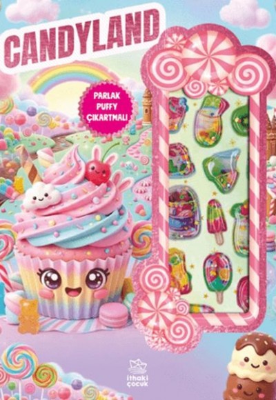 Candyland - Puffy Parlak Çıkartmalı Boyama Kitabı Candyland - Puffy Parlak Çıkartmalı Boyama Kitabı
