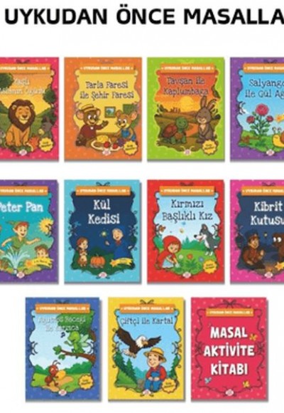 Uykudan Önce Masallar Seti (10 Kitap +1 Aktivite Takım)