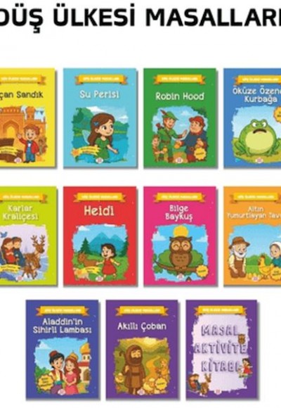 Düş Ülkesi Masalları Seti (10 Kitap +1 Aktivite Takım)