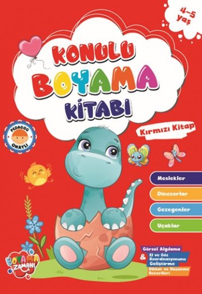 Konulu Boyama - KırmızıKitap (4-5 Yaş)
