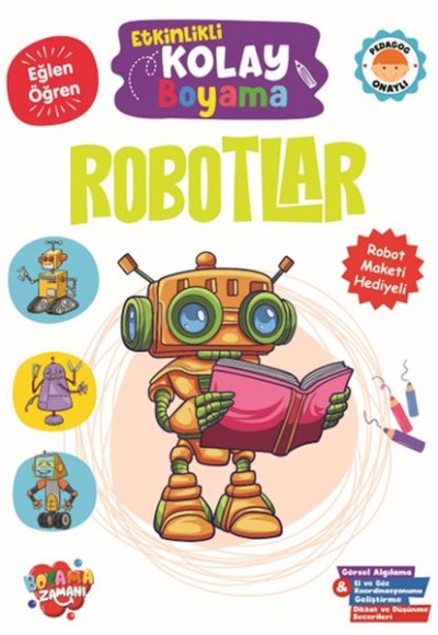 Etkinlikli Kolay Boyama -Robotlar